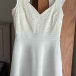 Trixxi  White Lace A-Line Dress Photo 0