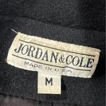 Jordan & Cole Womens Black Wool Belted Jacket With Pockets & Buckles Size M Size M Photo 2