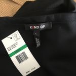 New Black Statement Skirt with chains adorned Size L Photo 2