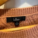 Lulus salmon cable knit cropped sweater Photo 6