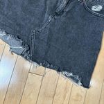 BDG URBAN OUTFITTERS  Grey Black Denim Distressed Jean Mini Skirt Size small Photo 2