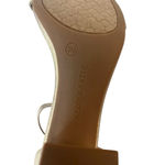 Kelly & Katie Hailee Sandal Womens Size 9M Beige Gold Shimmer 3.5 in Heel NEW Photo 5