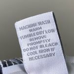 Dress Barn  Grey & White Striped Drawstring Ankle Capri Pants Size 16W Photo 3