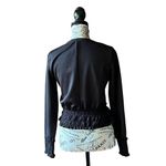 ZARA WB collection Black goth rodeo Pullover Cinched Waist Cropped Grunge S Photo 3