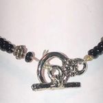 Black Brown White Glass Seed Bead Beaded Boho Bracelet Photo 1