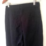 Escada Sports Pants Womens Navy Blue Cotton Twill Casual High Rise Crop 36 (6) Photo 9