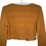 Free People  Movement M Long Sleeve Crop Top Athletic Activewear Casual Shirt Photo 4