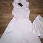 White VNeck Collared Active dress size:XS NWT⛳️🪭 Photo 1