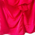 Michael‎ Michael Kors Red Sleeveless Shell Top Ruffle Detail Size 12 Valentines Red Photo 4