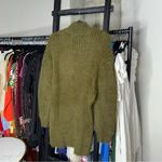 New RetrofĂȘte Vesey Sweater Dress Fuzzy Olive Green Size M Photo 10