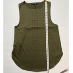Energie Lark Olive Green Laser-cutout Tank Top Sz M Photo 7