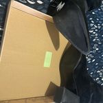 ZARA EUC once  black real  suede cowboy boots Photo 6