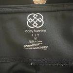 Daisy Fuentes Black & Grey Capri Leggings Photo 7