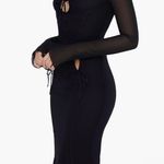 House Of CB  Ophelia Georgette Cutout Midi Dress size M Photo 2