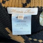 Minnie Rose  Black Southwestern Print Poncho Photo 2