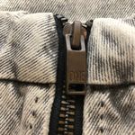 One Teaspoon One X Acid Wash Exposed Zipper Denim Skirt Photo 2