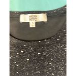Madden Girl Black sparkly long sleeve top Photo 6