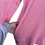 Lands' End  Women's Soft Mojave Rose Herringbone Long Sleeve Sport Knit Pullover L Photo 3