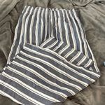 C&C California C & C California wide leg navy/white strip pant in womens medium. Photo 2