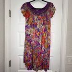 Argenti Floral Print Embellished Short Sleeve Baby Doll A Photo 5