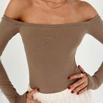Princess Polly Weaver Off Shoulder Bodysuit Photo 1