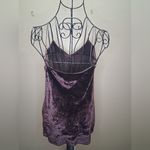 Alexander Wang NWOT  Velvet Cami Top - Deep Purple Photo 3