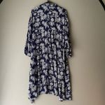 Active USA Active sz‎ M blue floral open kimono Photo 3