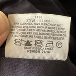 Tory Burch Blue White Jacquard Floral Pencil Skirt Lined Size 2 $275 MSRP Heidi Photo 7