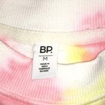 BP NWT Yellow & Pink Tie Dye Long Sleeve Crew Neck Sweater Size M Medium Marble Photo 4