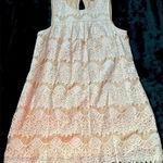 Speechless White Lace Halter Mini‎ Dress Boho Bohemian Rehearsal Size XS 0274 Photo 0
