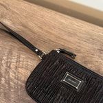 Nine West  Black Wristlet Zipper Closure 6x4” Photo 1