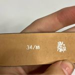 Genuine Leather belt light brown women’s size 34 casual neutral basics Photo 9