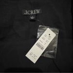 J.Crew  Scoopneck linen-blend vest in black size 4 Photo 3