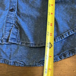 Madewell  Denim Chronicle Button-Down Short Sleeve Shirt Oversized Boxy Textured Photo 6