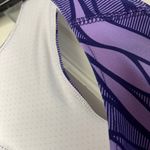 Purple Patterned Sports Bra Size M Photo 3