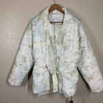 BLANK NYC Quilted Wrap Puffer Jacket Size Medium M Perfect Day Tie Dye Photo 0
