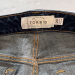 Torrid  Dark Wash Denim High Rise Bermuda Jean Shorts‎ Size 20 Photo 8