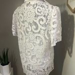 Nanette Lepore NWT  white lace top with layering tank Photo 5