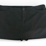 Brandy Melville Julie Skirt, Low Rise, Skort (Shorts Underneath), Solid Black Photo 0
