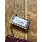 Badgley Mischka Burgundy Vegan Leather Long Wallet by  Photo 7