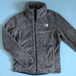 The North Face Osito 2 Urban Navy Blue Haze Stripe Full Zip Womens Fleece Jacket Photo 2