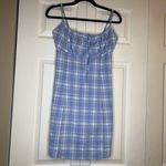 Brandy Melville John Galt blue Plaid Babydoll Dress One size‎  New Photo 2