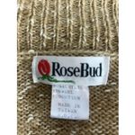 Rosebud Vintage 80s Women’s Coastal Grandma Cardigan Wool Blend Sweater Size L Photo 1