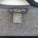 See You Monday  women’s open front long light Gray cardigan size small Photo 9