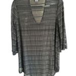 Jordan Taylor Womens Black T-Shirt Pullover Long Sleeve V- Neck Size S Photo 0