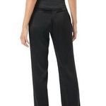 Ramy Brook  Scarlett Black Jumpsuit Size 8 One Shoulder Satin Velvet Wide Leg Photo 1