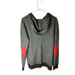 Peck and Peck Women's XL Striped Cashmere Hooded Jacket Multicolor Photo 1