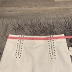 Free People  Runaway Love studded mini skirt stretch cotton 8 NWT Photo 5