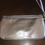 Nine West Metallic Silver Wristlet Photo 3