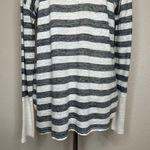 Michael Stars NWOT 100% Linen Striped Long Sleeves Top Photo 3